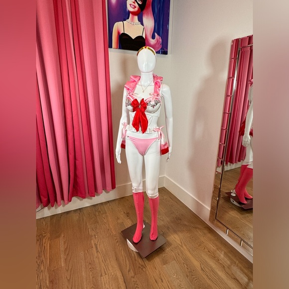 Sailor Moon Chibiusa Cosplay Sexy Costume Bra 5 Piece Set - Picture 5 of 13